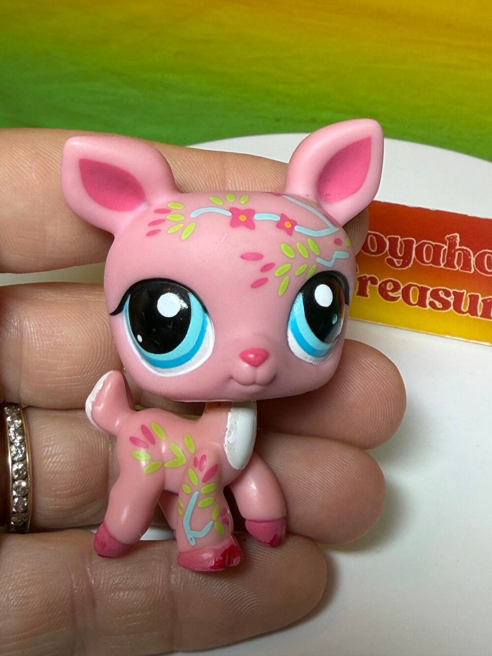 Littlest Pet Shop Pink Deer LPS